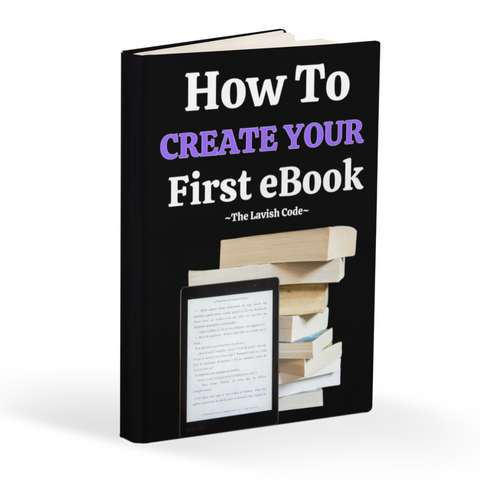 How To Create Your First eBook